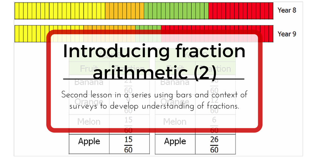 Introducing fraction arithmetic (2)