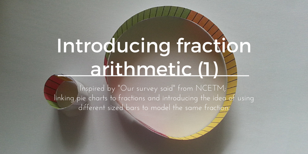 Introducing fraction arithmetic (1)