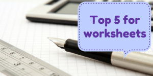 Top 5 for worksheets