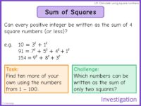 Sum of squares