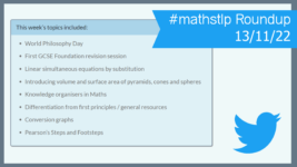 #mathstlp Round-up (13th November)