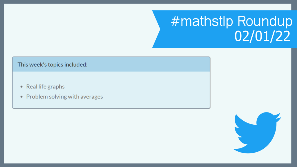 #mathsTLP Round-up (2nd January)